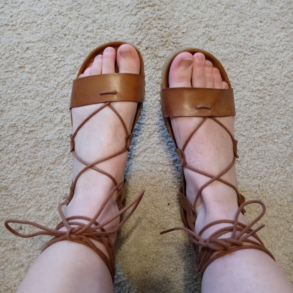 Size 7.5 Yokono Gladiator Sandals